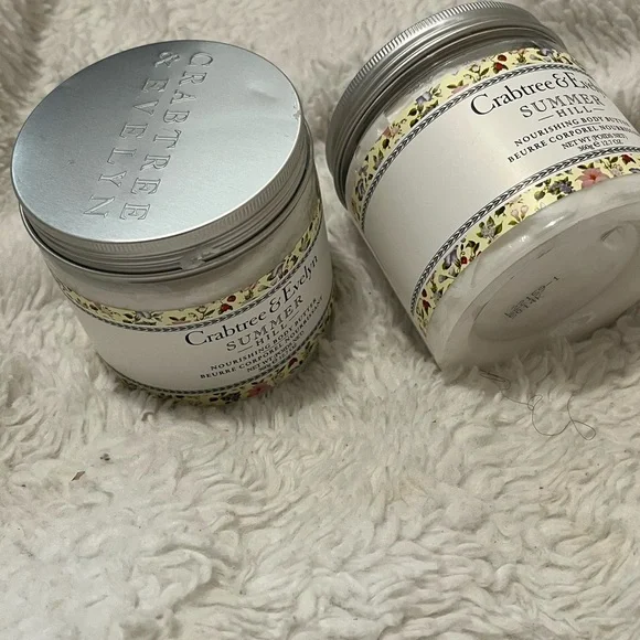 Crabtree & Evelyn Summer Hill Nourishing Body Butter Set of 2 - Picture 6 of 8